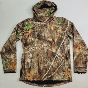 Youth Real Tree Edge Camouflage Hoodie with Gaiter